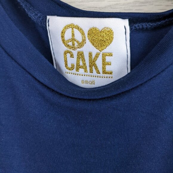 Blue Oversized Drop Shoulder Top - Picture 2 of 4